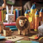 Paper Animal Toys Set