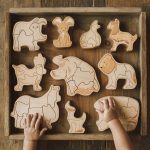 Wooden Puzzle Parts