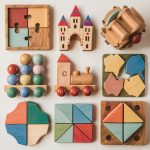 Colorful Wooden Puzzle Set